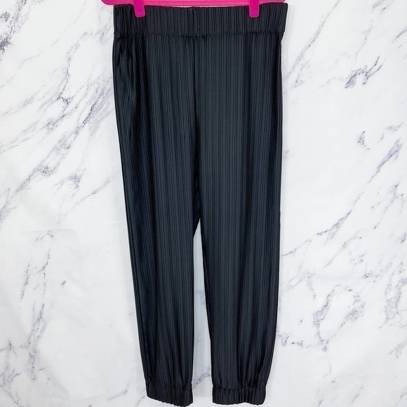 Derek Lam 10 CrosbyBayley Black Pleated JoggersSz 12